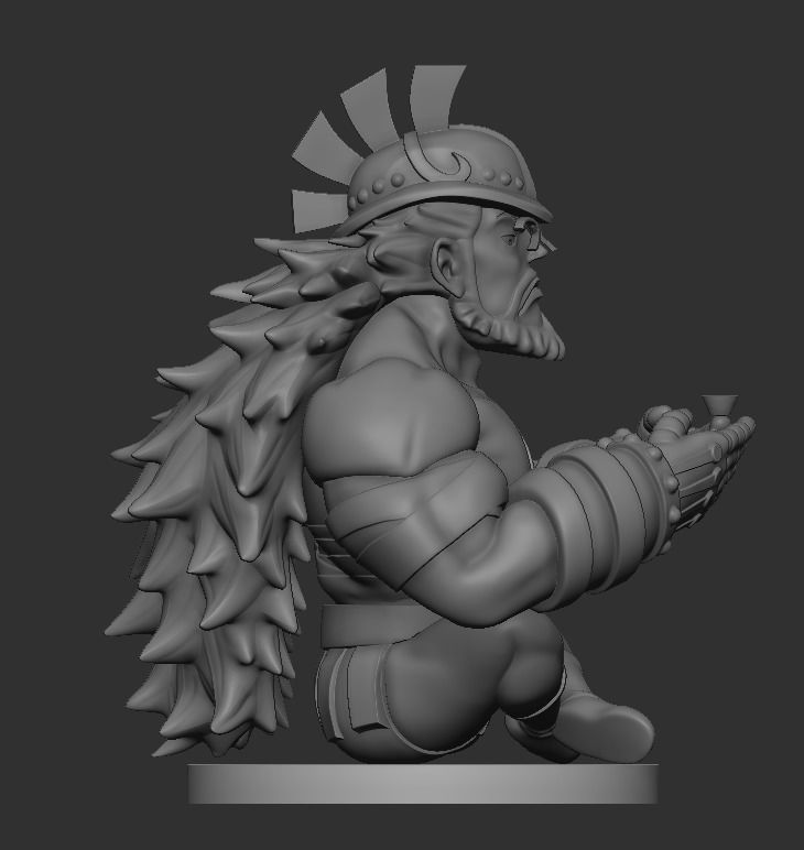 Hajrudin - One Piece Anime 3D print model_3