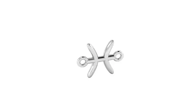 Zodiac signs - Pisces pendant 3D print model