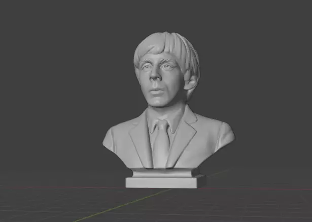Paul McCartney 3D print model_7