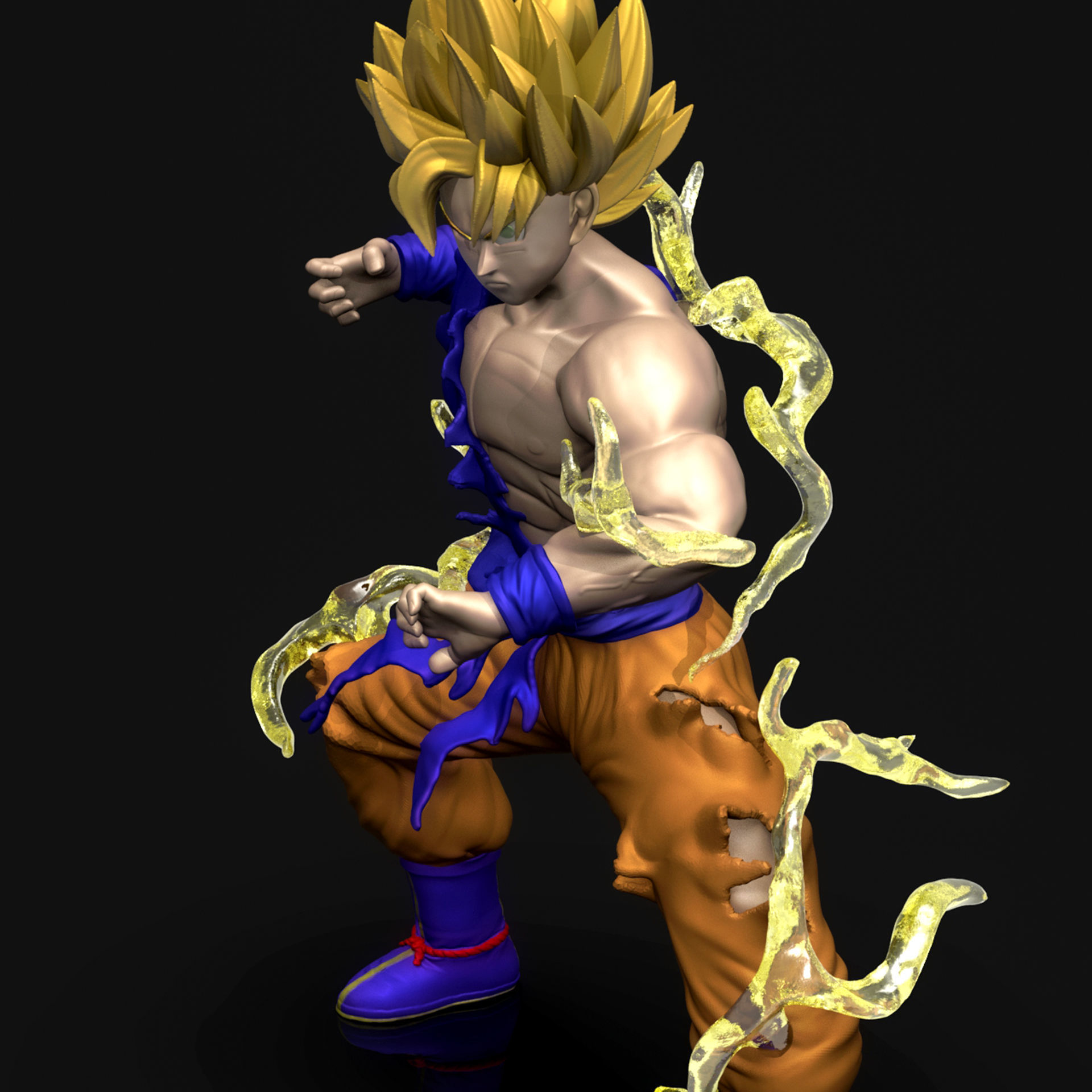 Son GoKu Dragon Ball 3D Printable free 3D model 3D printable | CGTrader