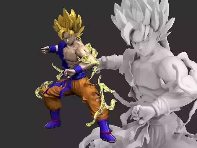Son GoKu Dragon Ball 3D Printable