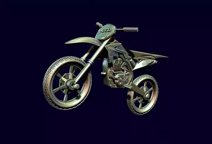 racing motorcycle Suzuki rmz-250 3D print model