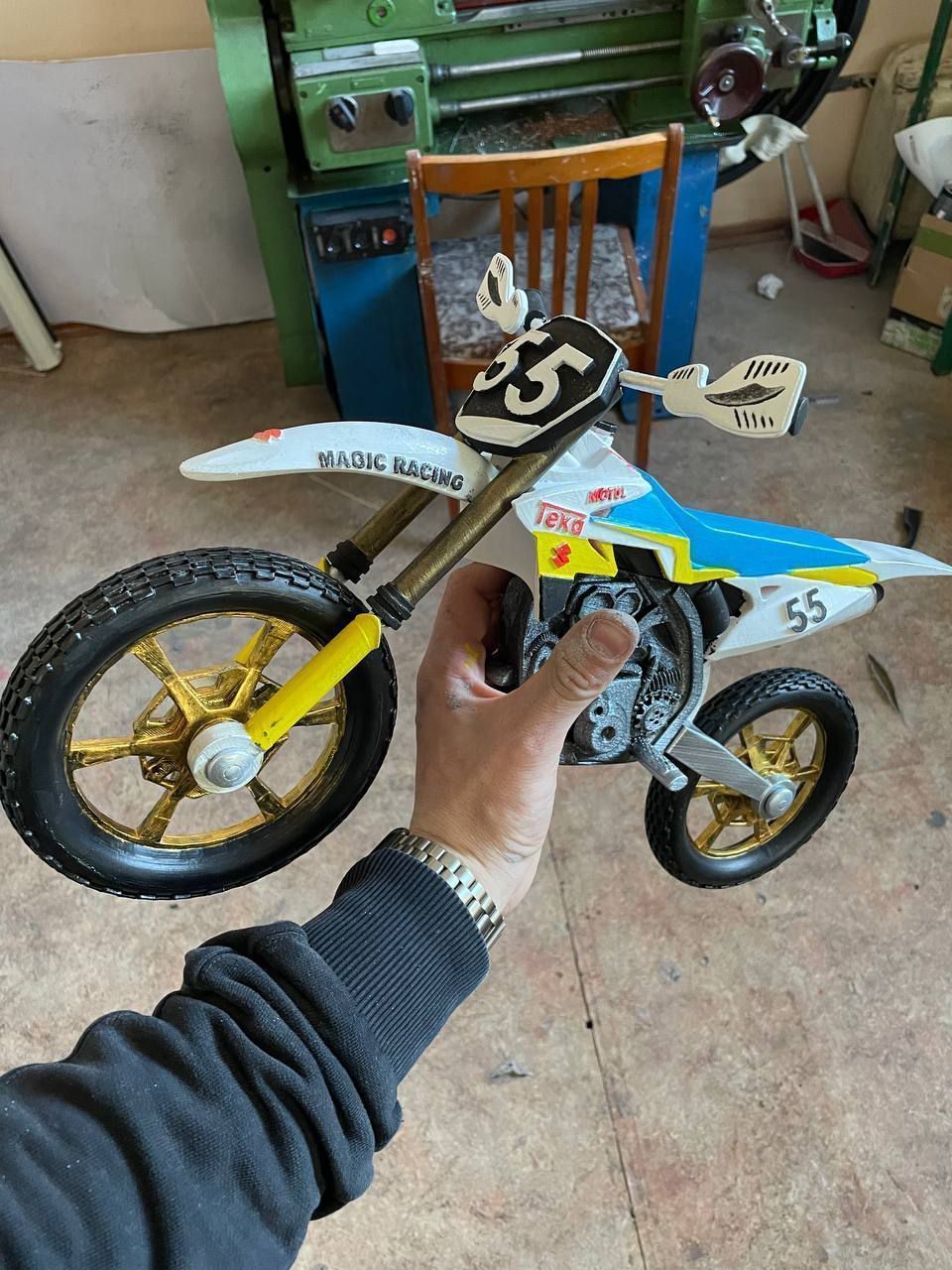 racing motorcycle Suzuki rmz-250 3D print model_21