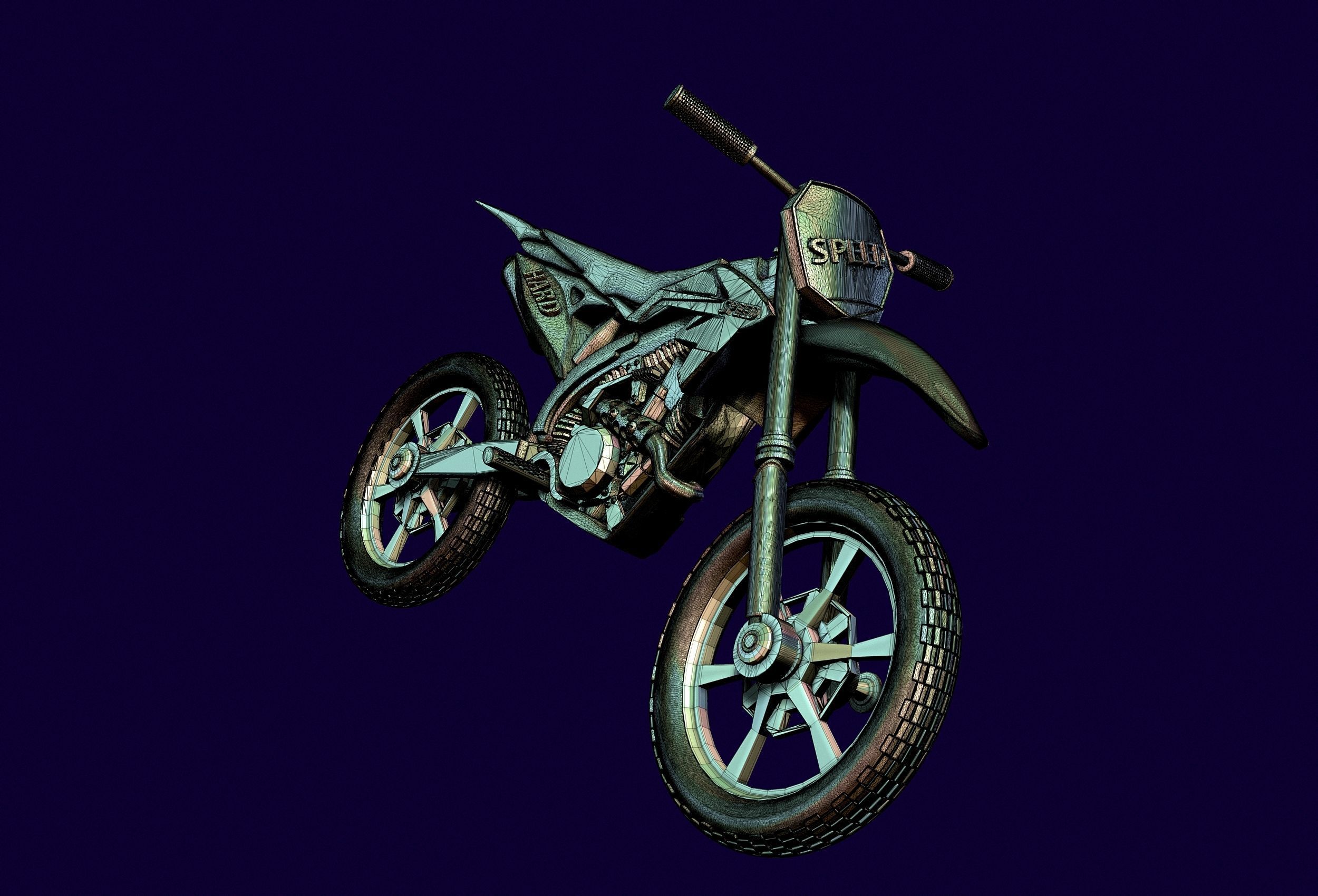 racing motorcycle Suzuki rmz-250 3D print model_18