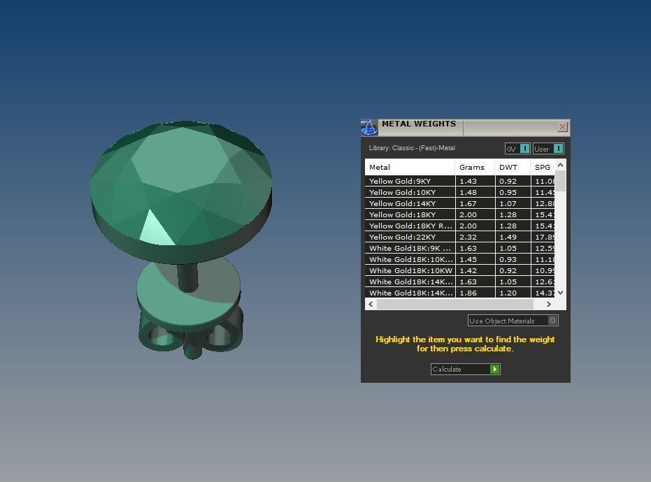 Diamond Shape Stud Earring Mix Size 3D print model_10