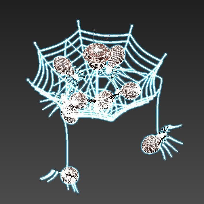 divinare-1308-02-pl-8 spider chandelier 3D model_4