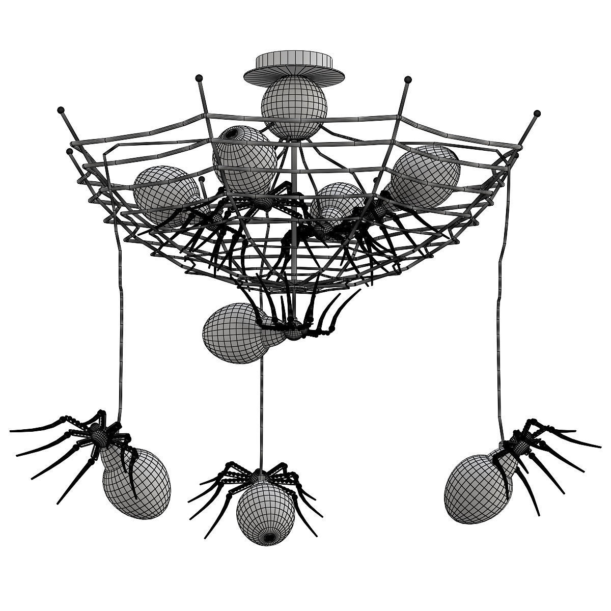 divinare-1308-02-pl-8 spider chandelier 3D model_1