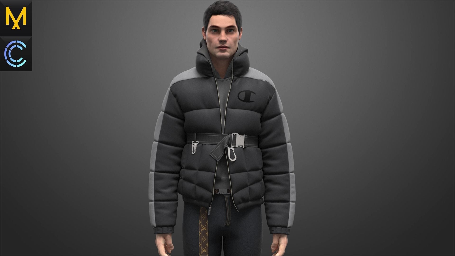 New Outfit  Male OBJ mtl FBX ZPRJ 3D model_2