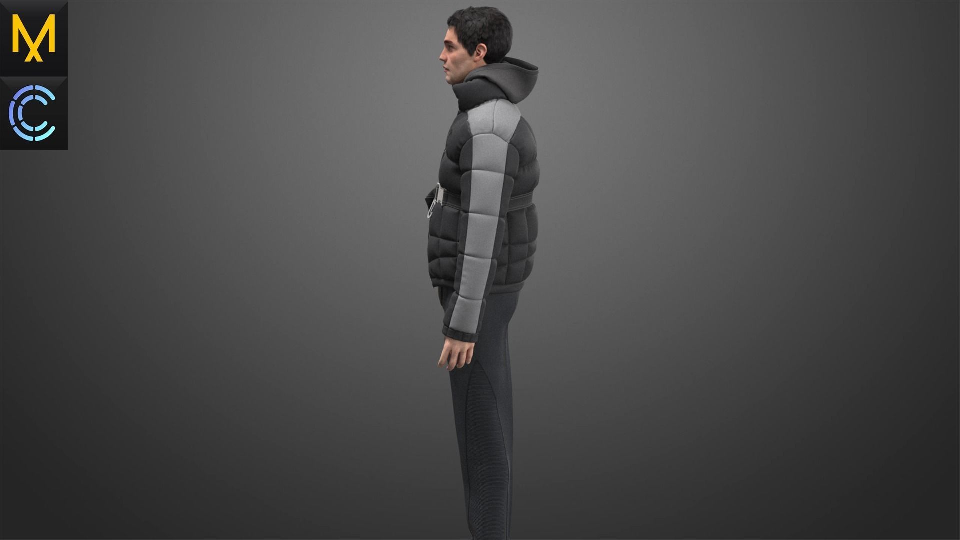 New Outfit  Male OBJ mtl FBX ZPRJ 3D model_5