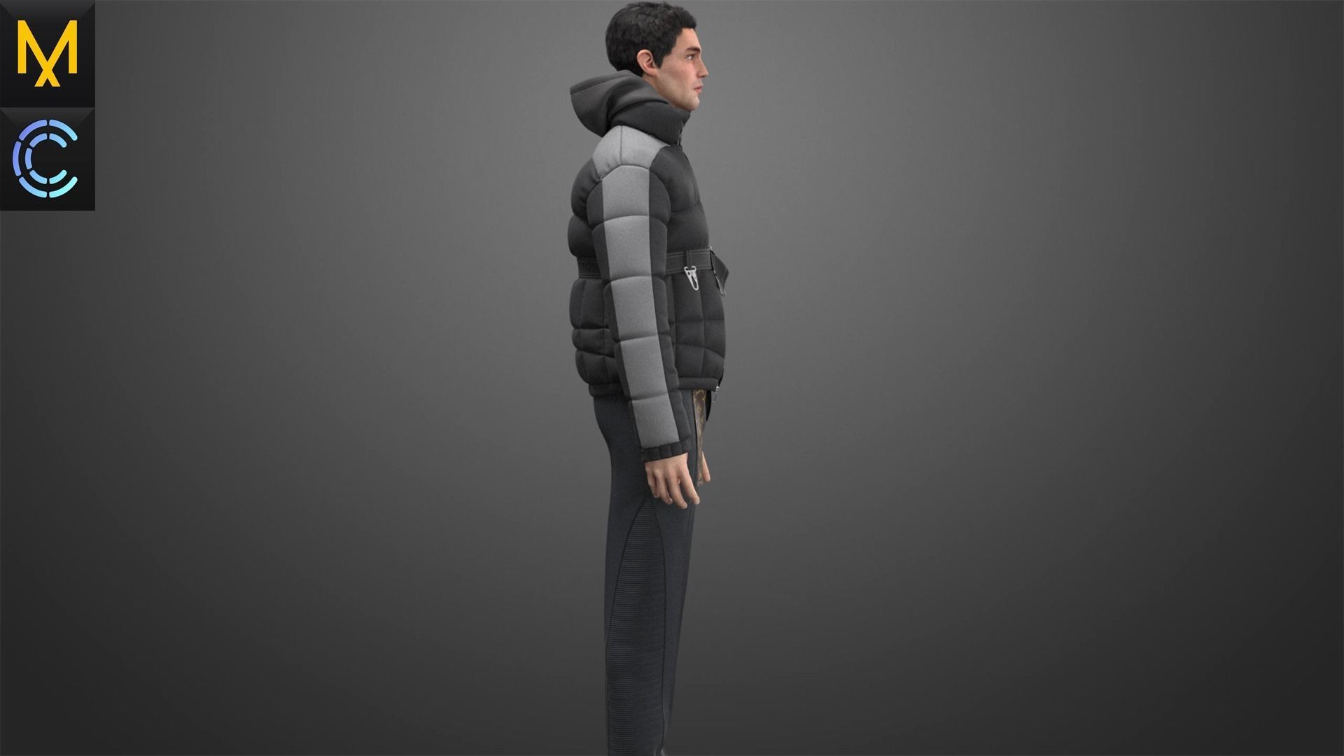 New Outfit  Male OBJ mtl FBX ZPRJ 3D model_8