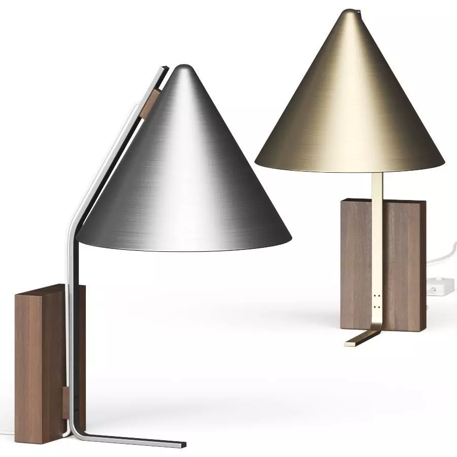 Kristina Dam Studio Cone Table Lamp 3D model_0