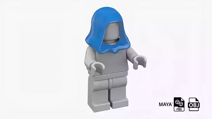 Lego Hoodie Hat with Minifigure
