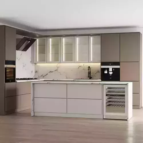 Kitchen 025 3D model