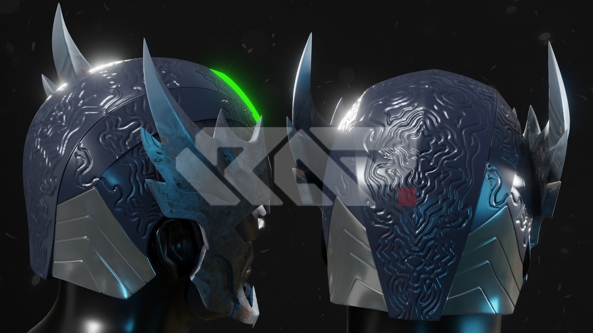 Captain America Dark Domain 3D print model_2