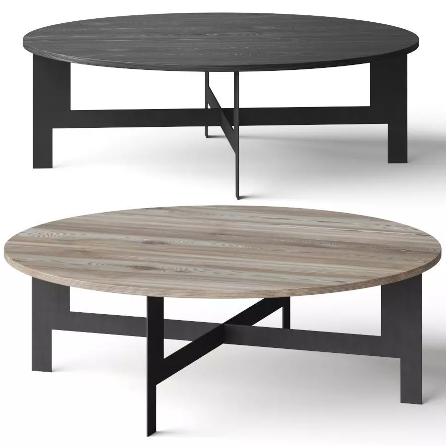 Lulu and Georgia Andra Round Coffee Table 3D model_0