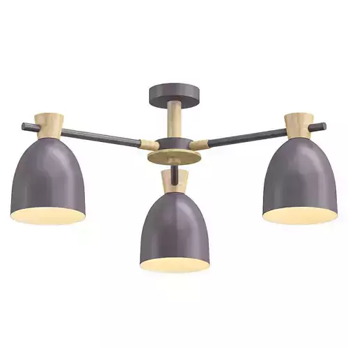 FOLKE three light fixtures wood