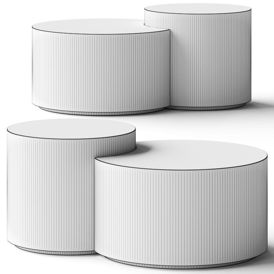 Lulu and Georgia Barton Nesting Coffee Table 3D model_1