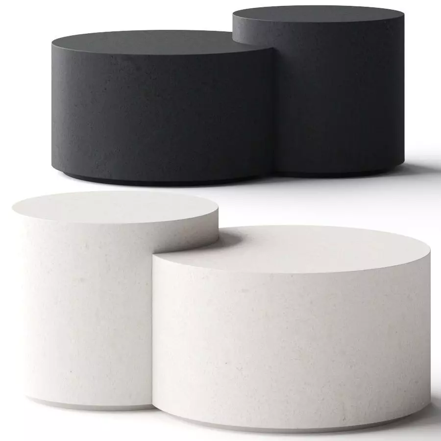 Lulu and Georgia Barton Nesting Coffee Table 3D model_0