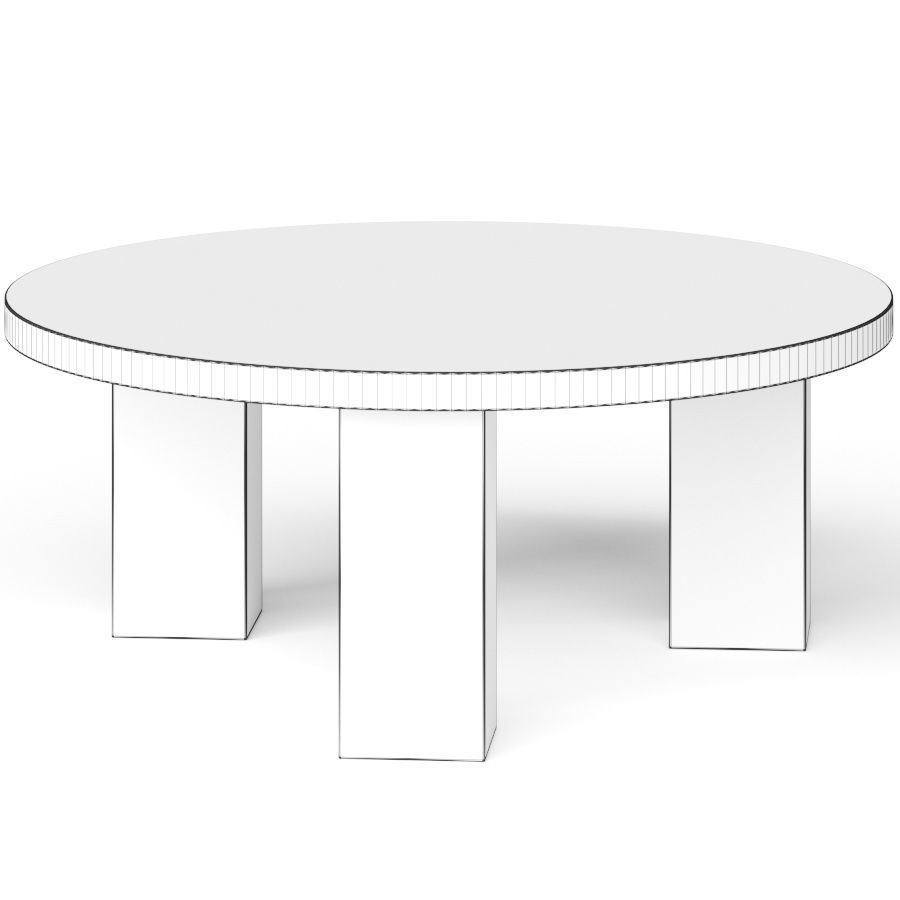 Lulu and Georgia Placida Round Coffee Table 3D model_1