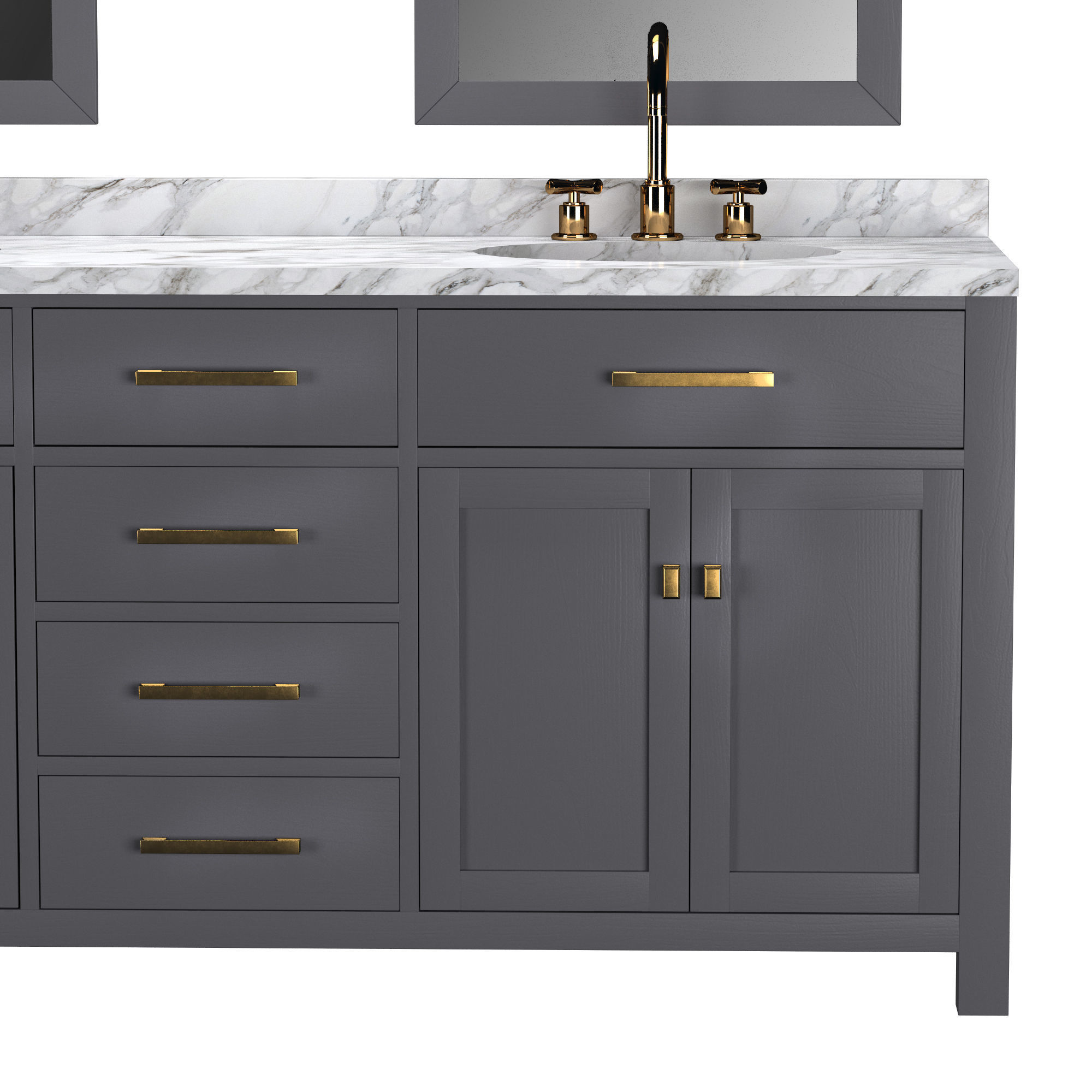 HUTTON DOUBLE VANITY 3D model_5