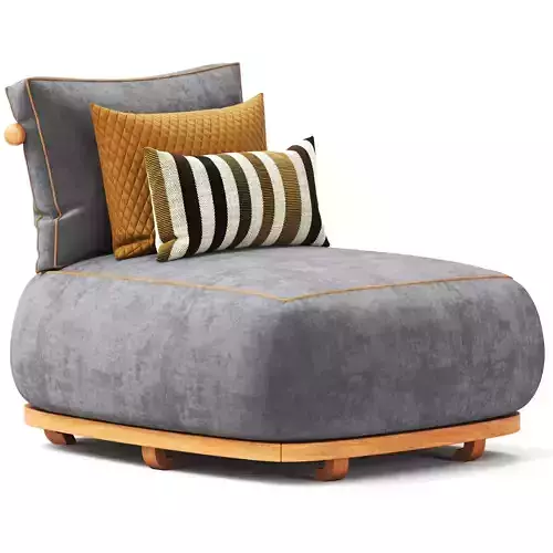 A1695 Salvia armchair 3D model