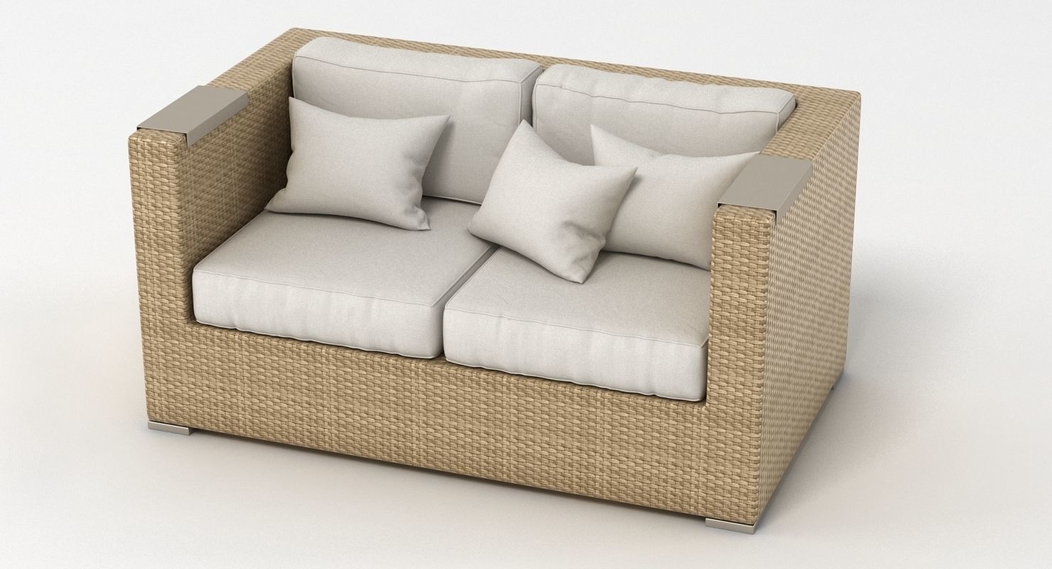 Dedon Garden Furniture Set 3D model_13