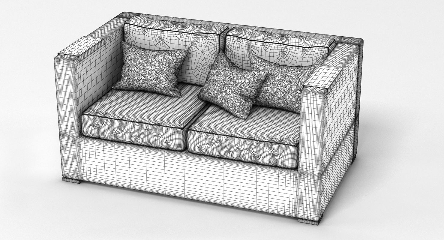 Dedon Garden Furniture Set 3D model_14
