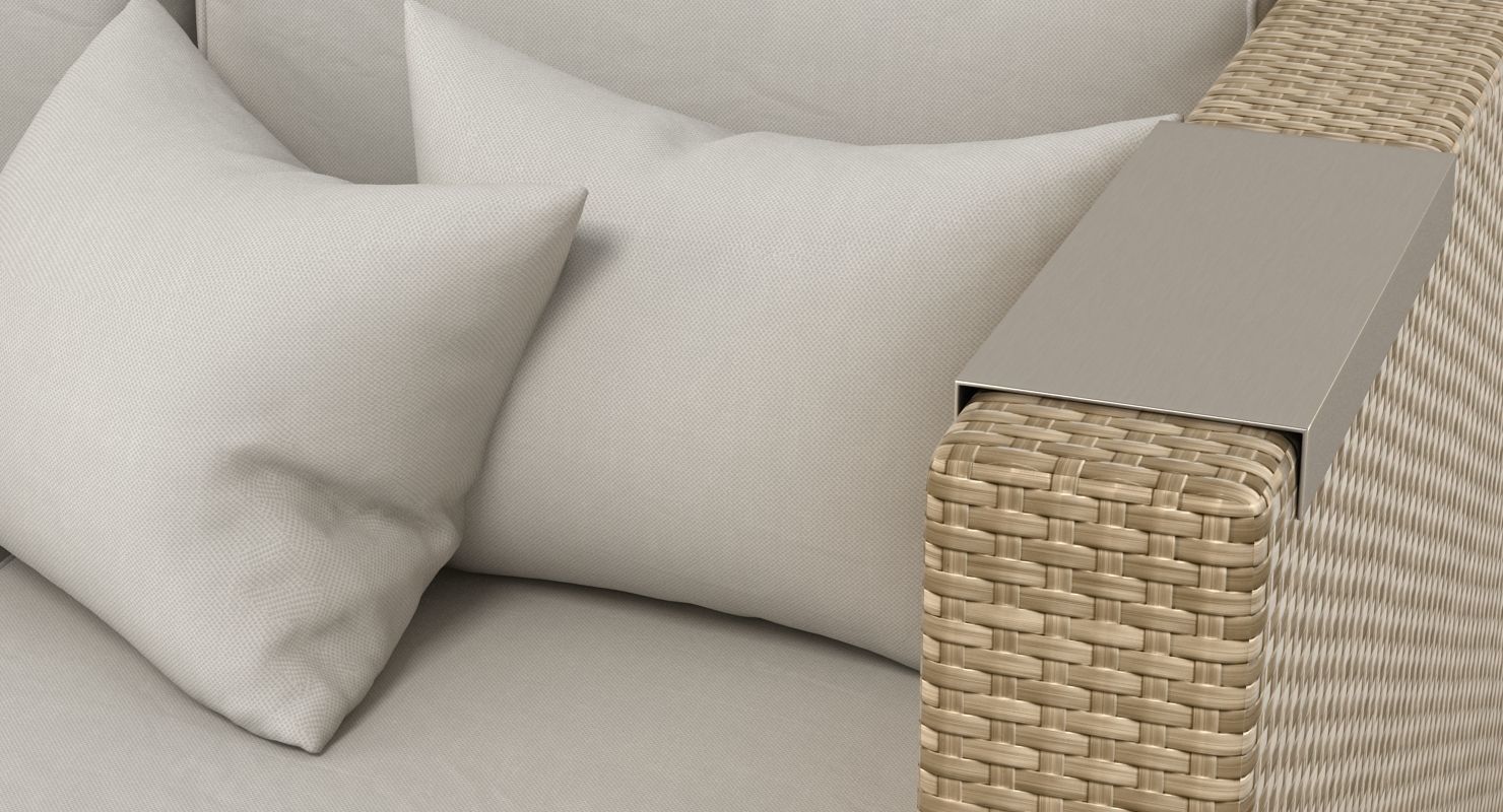 Dedon Garden Furniture Set 3D model_3