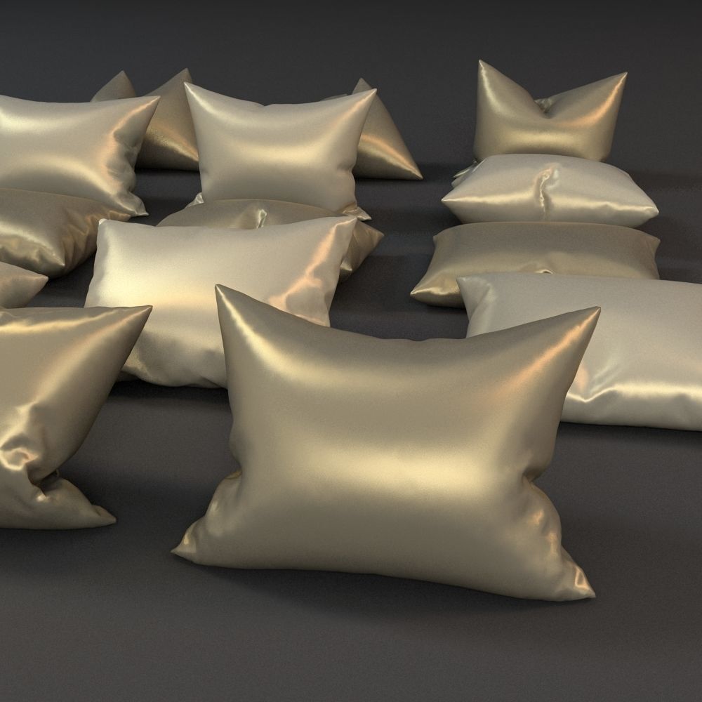 Pillows Collection set of 3D model_3