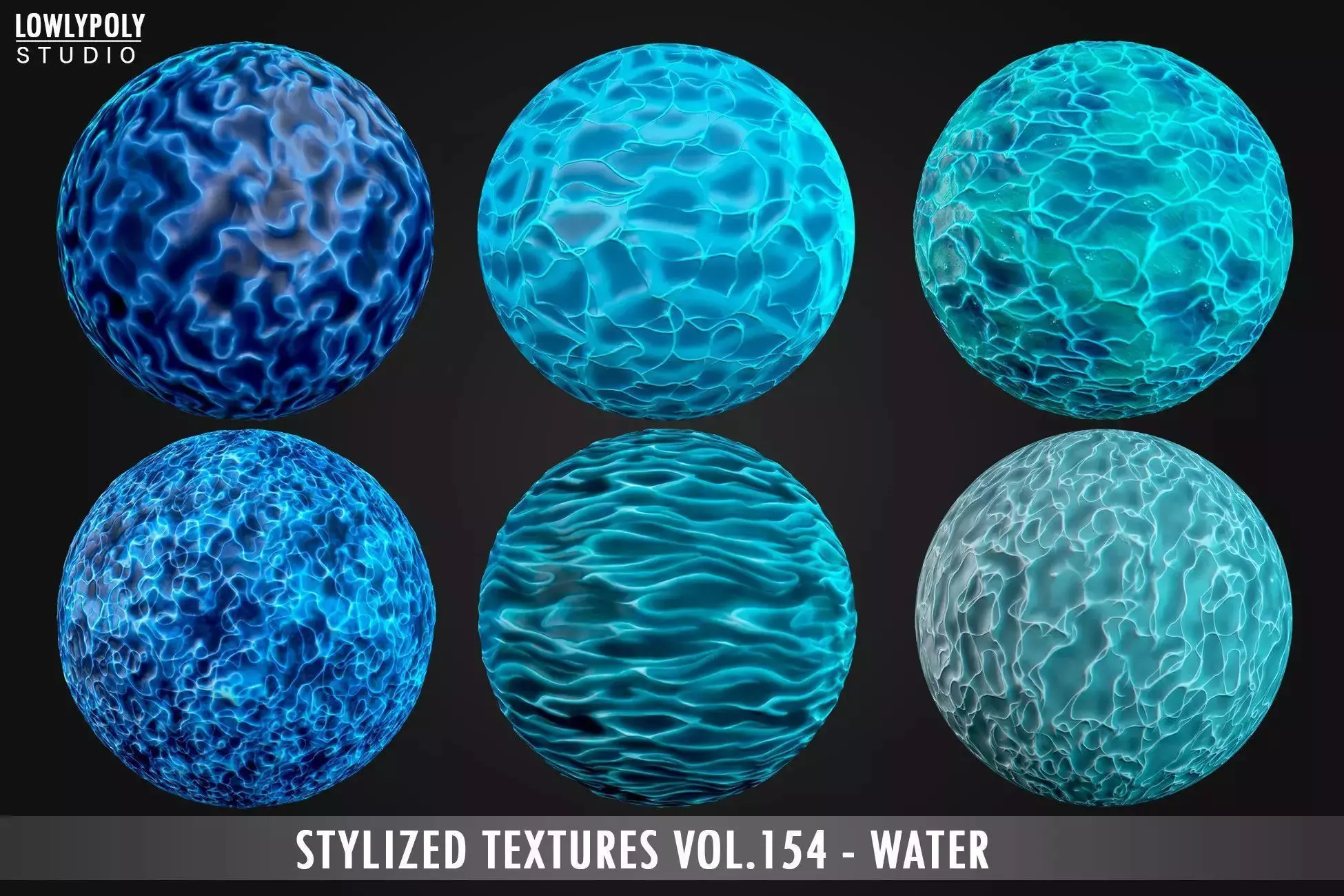 Stylized Water Vol 154 - Hand Painted Textures Texture_0