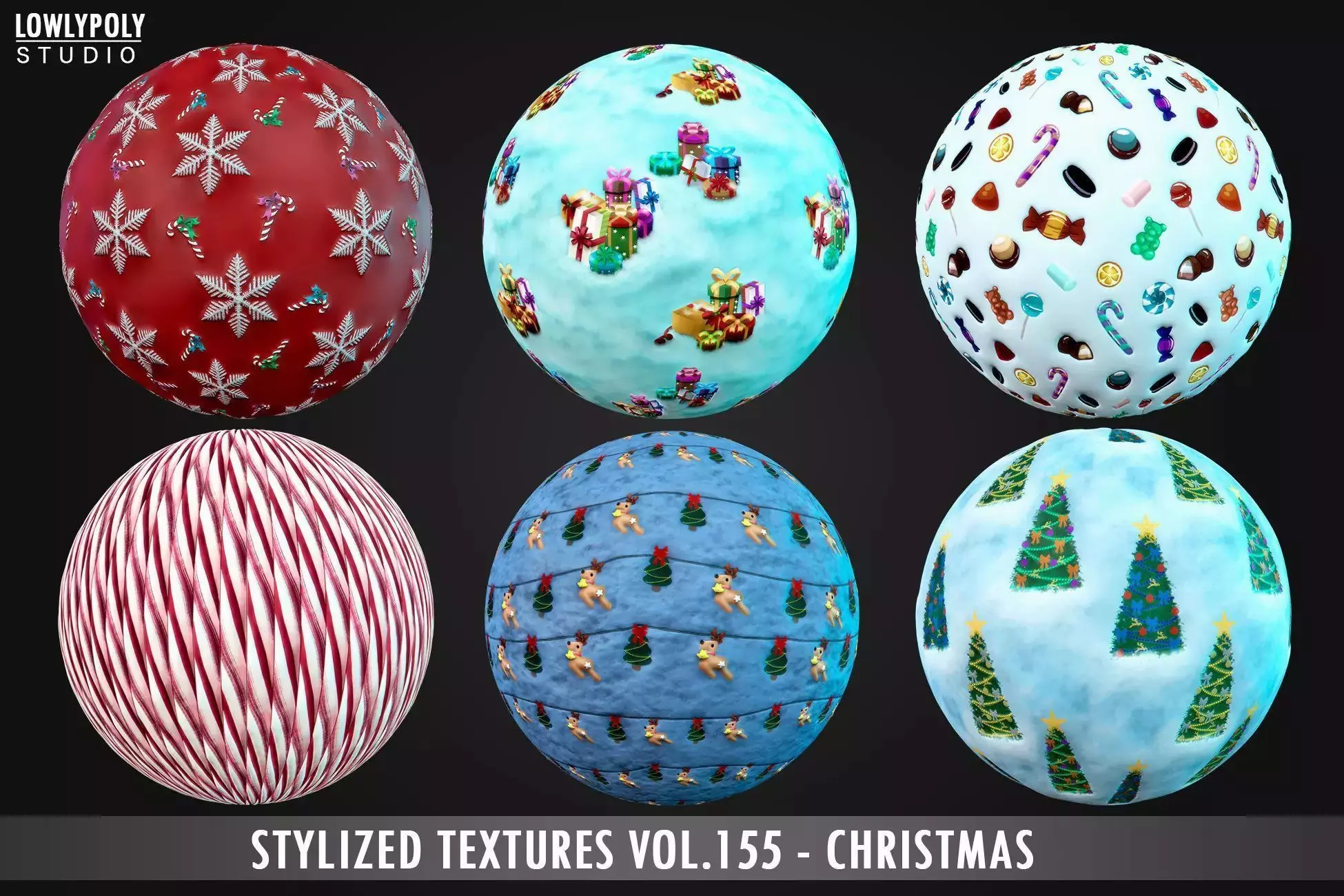Stylized Christmas Vol 155 - Hand Painted Textures Texture_0