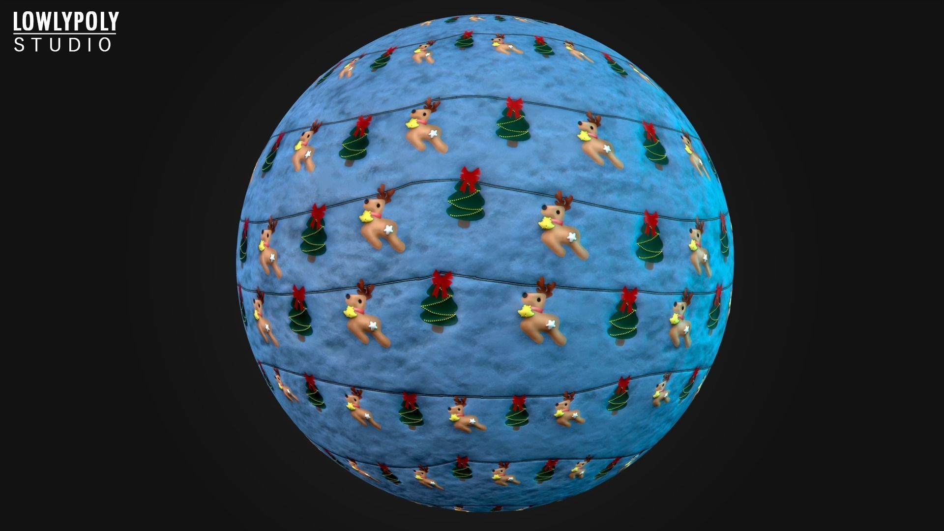 Stylized Christmas Vol 155 - Hand Painted Textures Texture_12