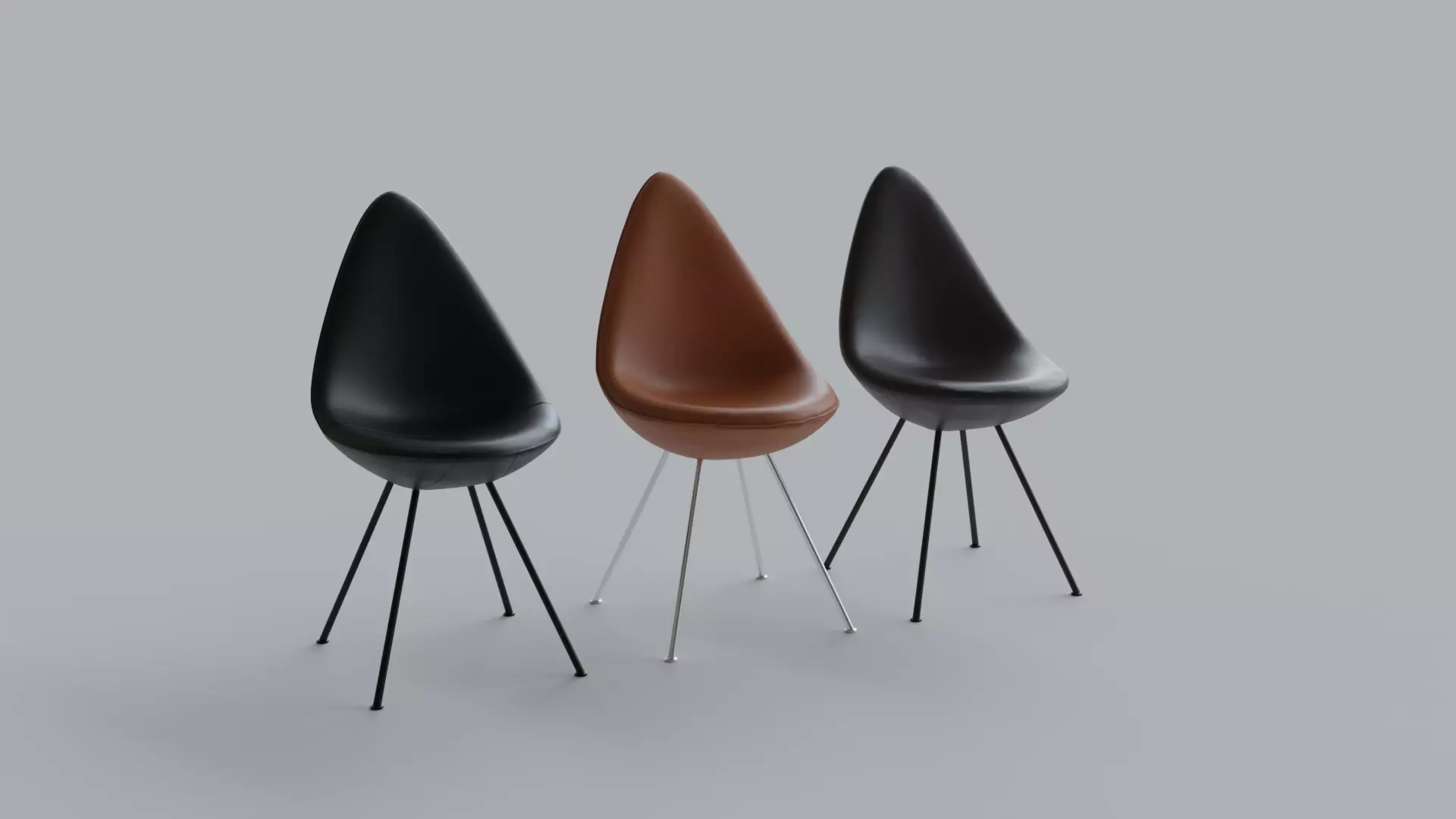 The Drop Chair by Fritz Hansen 3D model
