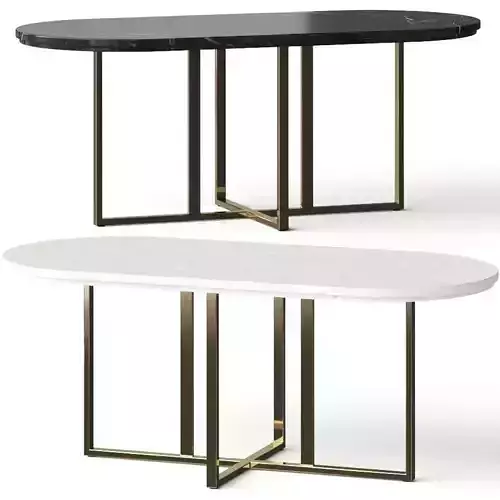 Lulu and Georgia Kara Oval Dining Table