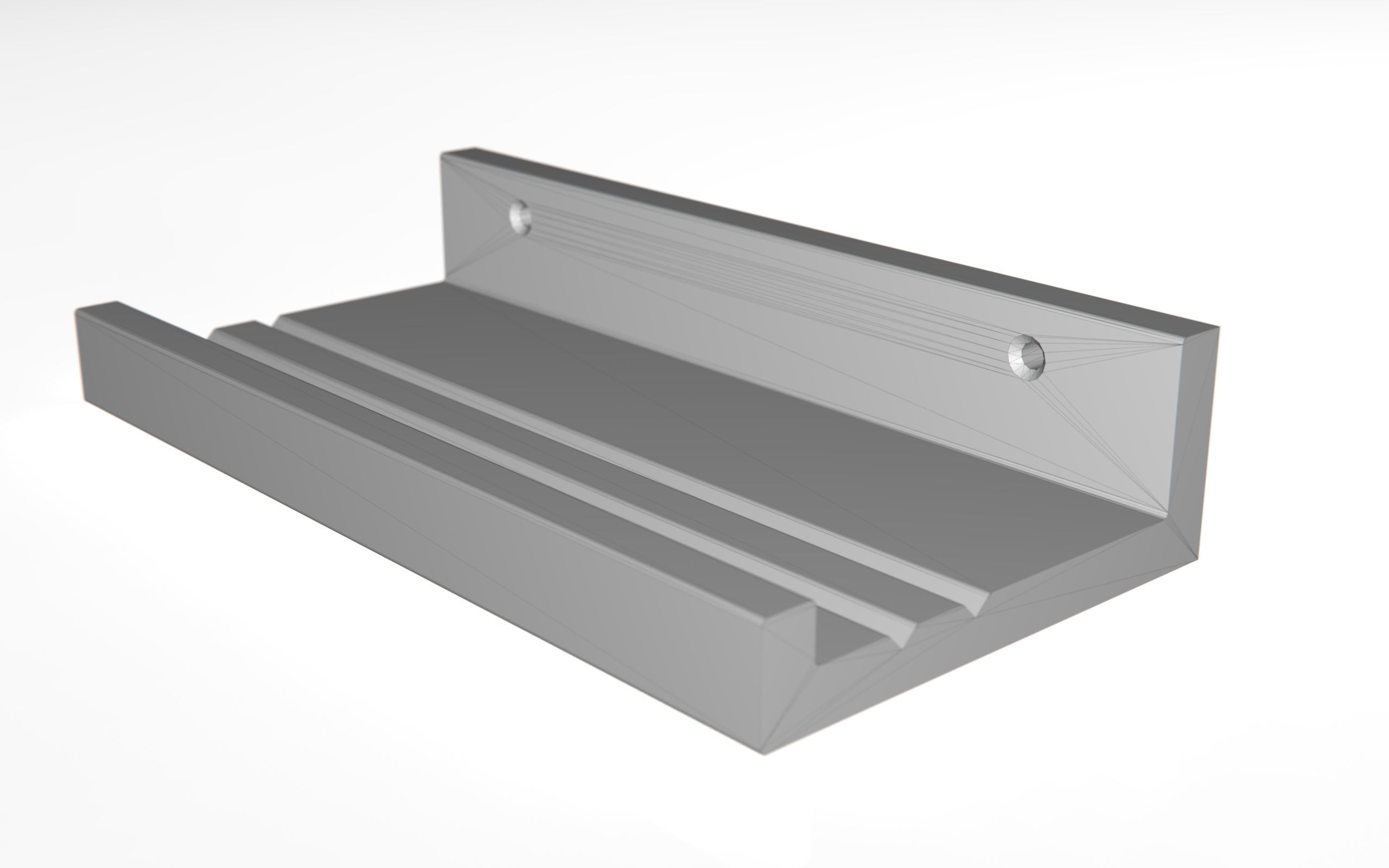 Floating Wall Shelf 3D print model_4