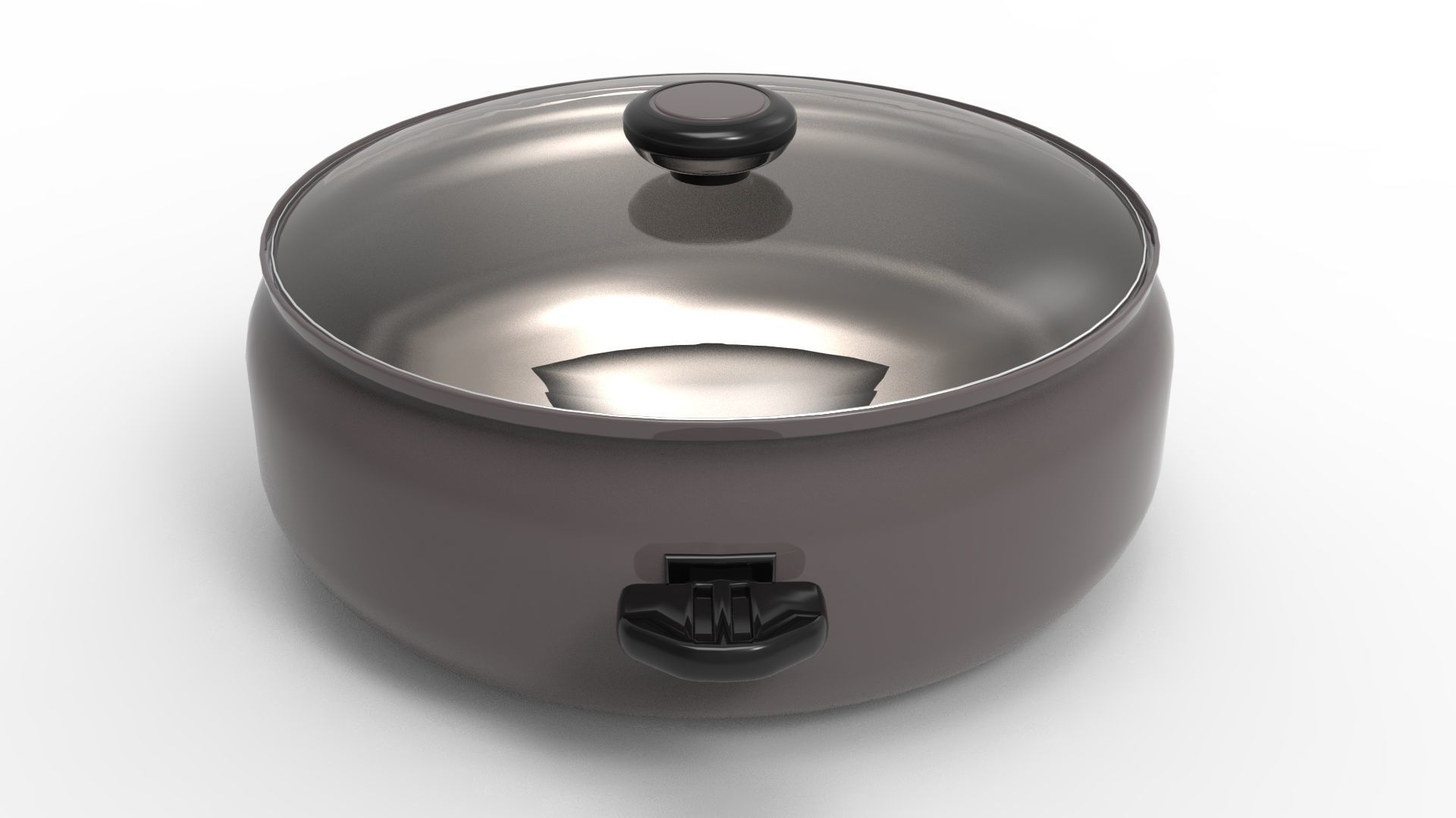COOKWARE GRAY Low-poly 3D model_9