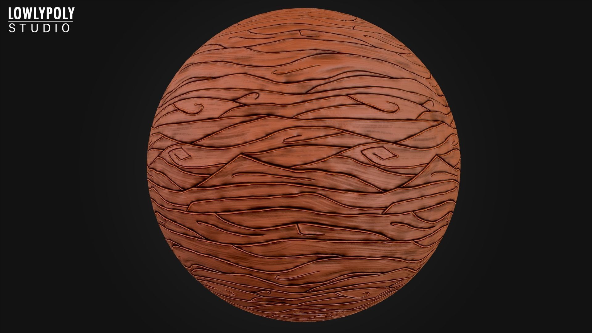 Stylized Seamless Wood Vol 158 - Hand Painted Textures Texture_6