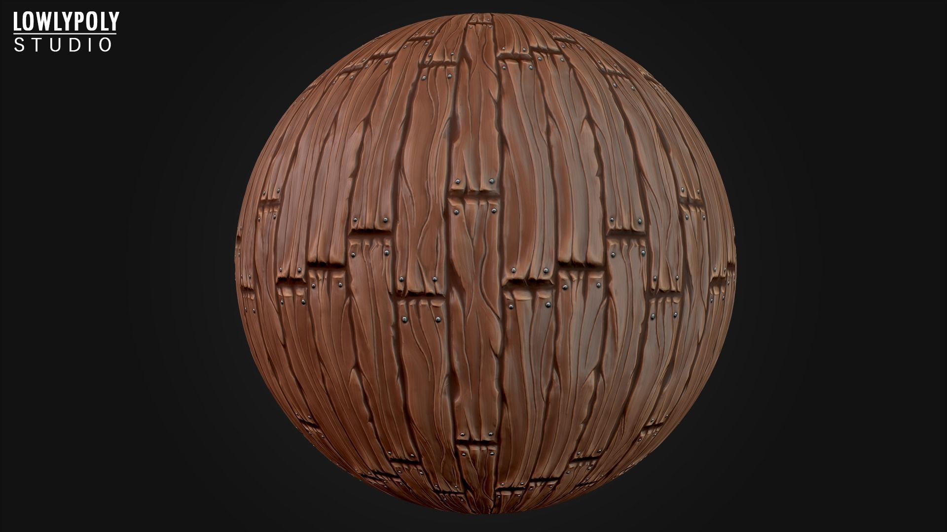 Stylized Seamless Wood Vol 158 - Hand Painted Textures Texture_2