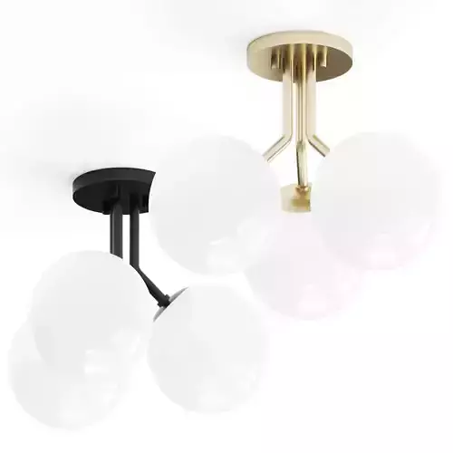 Lulu and Georgia Ainsley Semi Flush Mount Ceiling Lamp 3D model