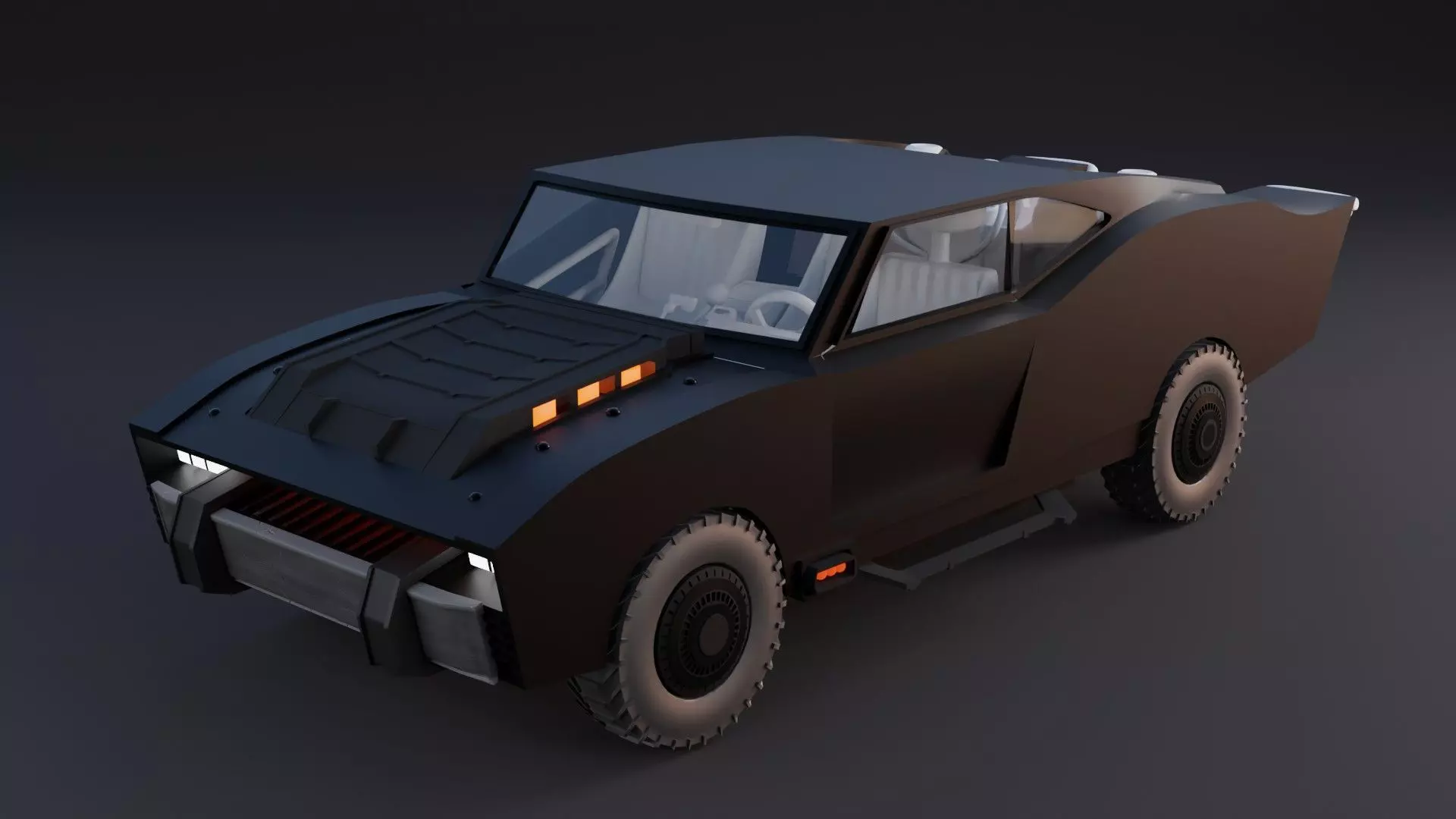 Batmobile - The Batman 2022 3D model_0
