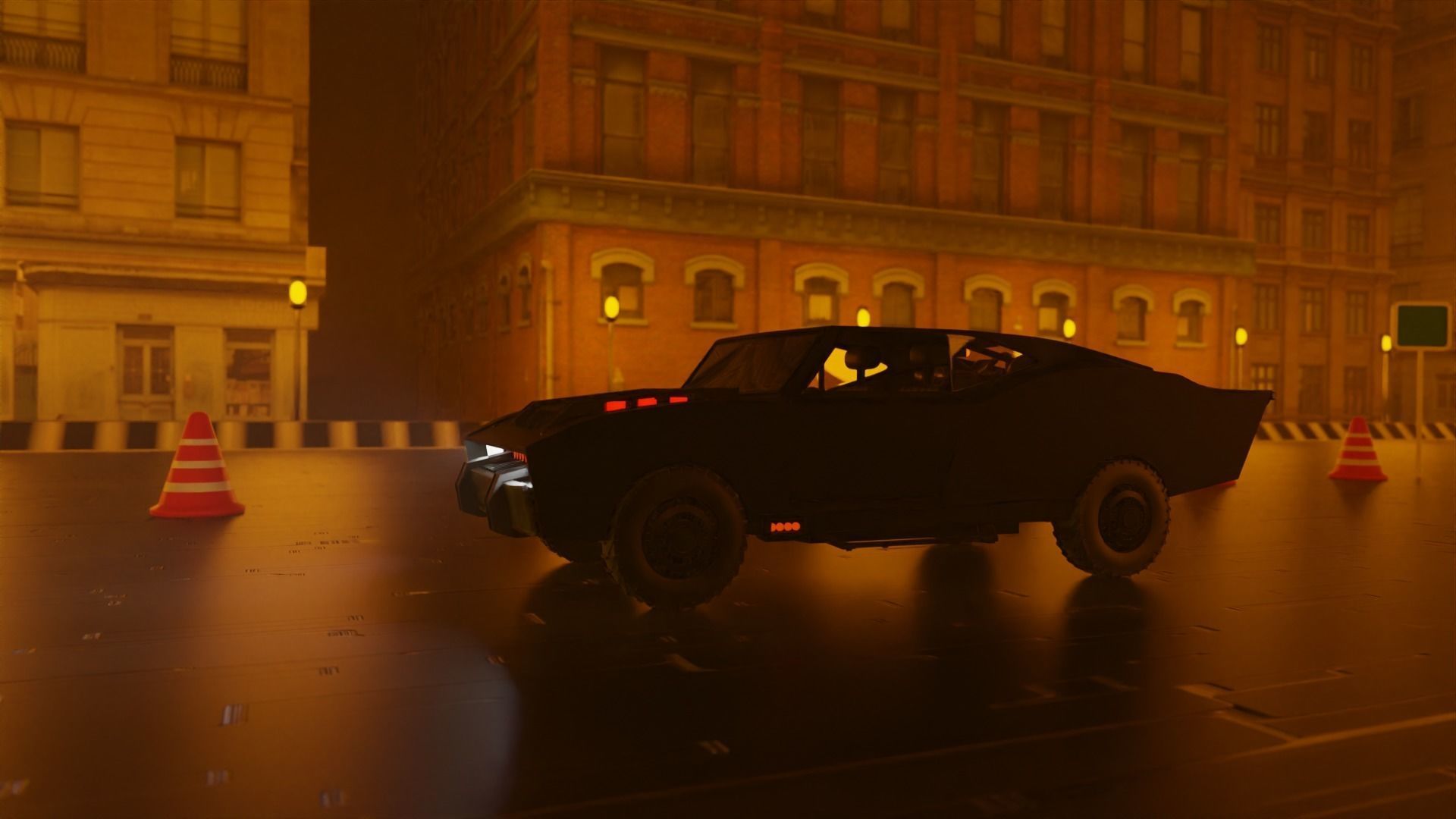 Batmobile - The Batman 2022 3D model_7