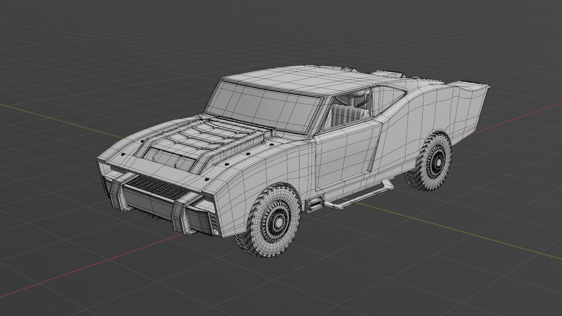 Batmobile - The Batman 2022 3D model_3