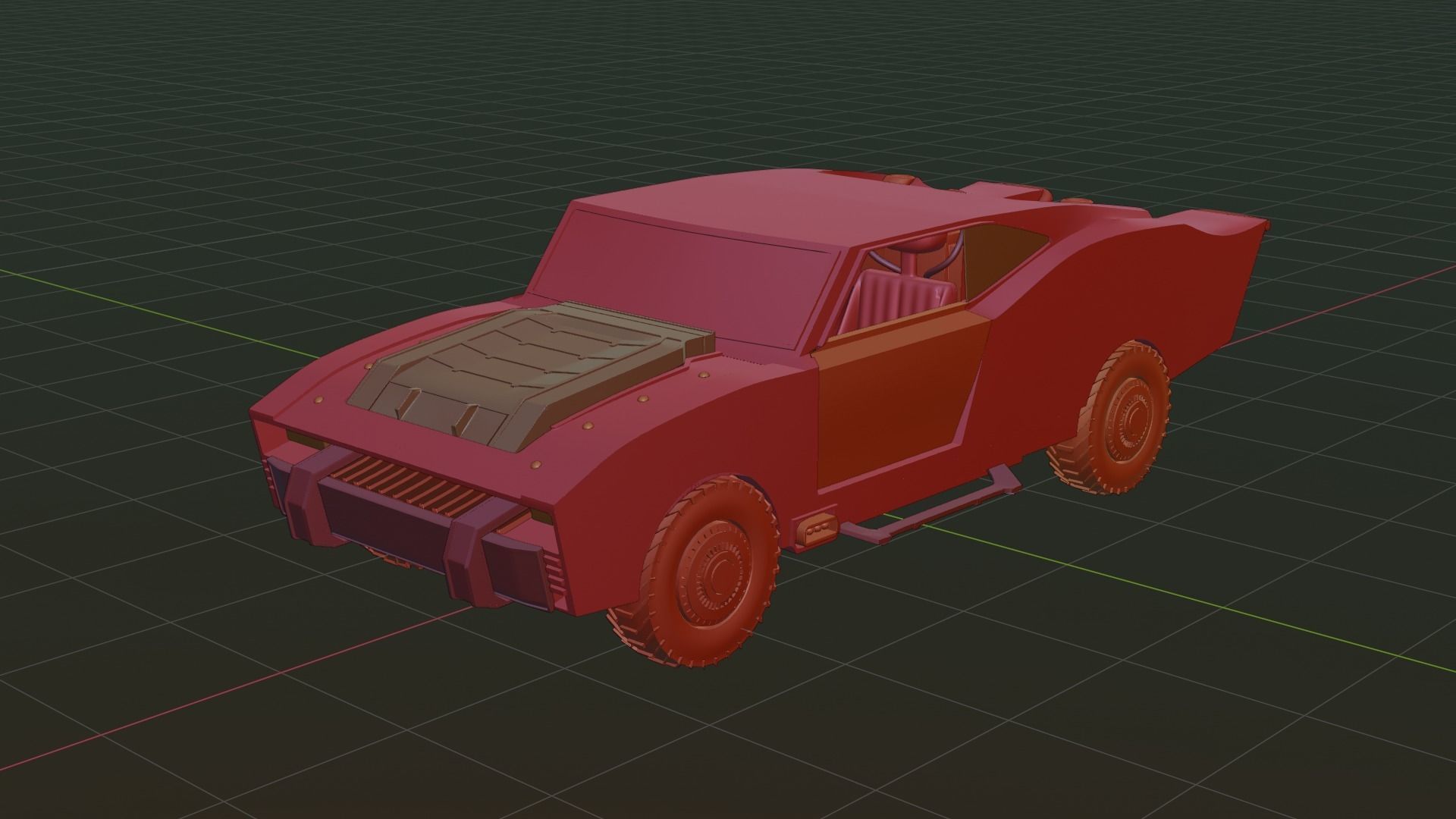 Batmobile - The Batman 2022 3D model_4