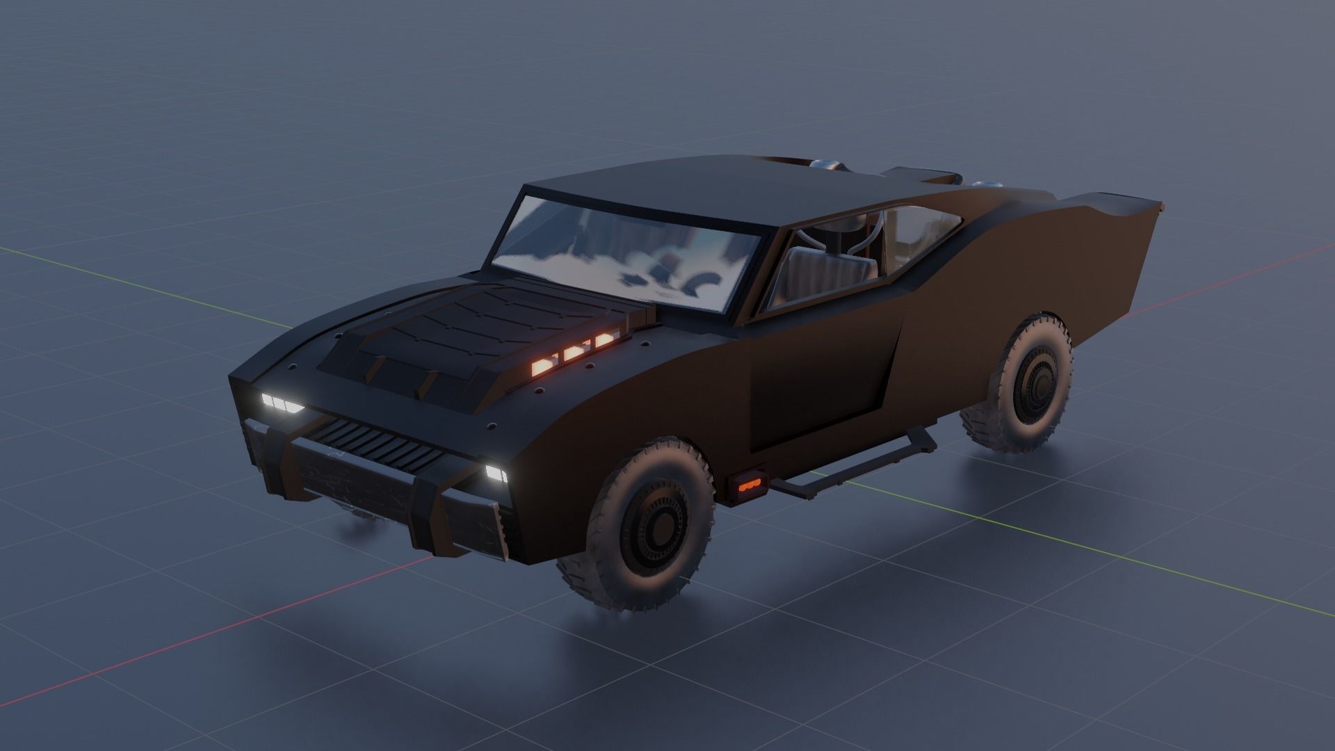 Batmobile - The Batman 2022 3D model_5