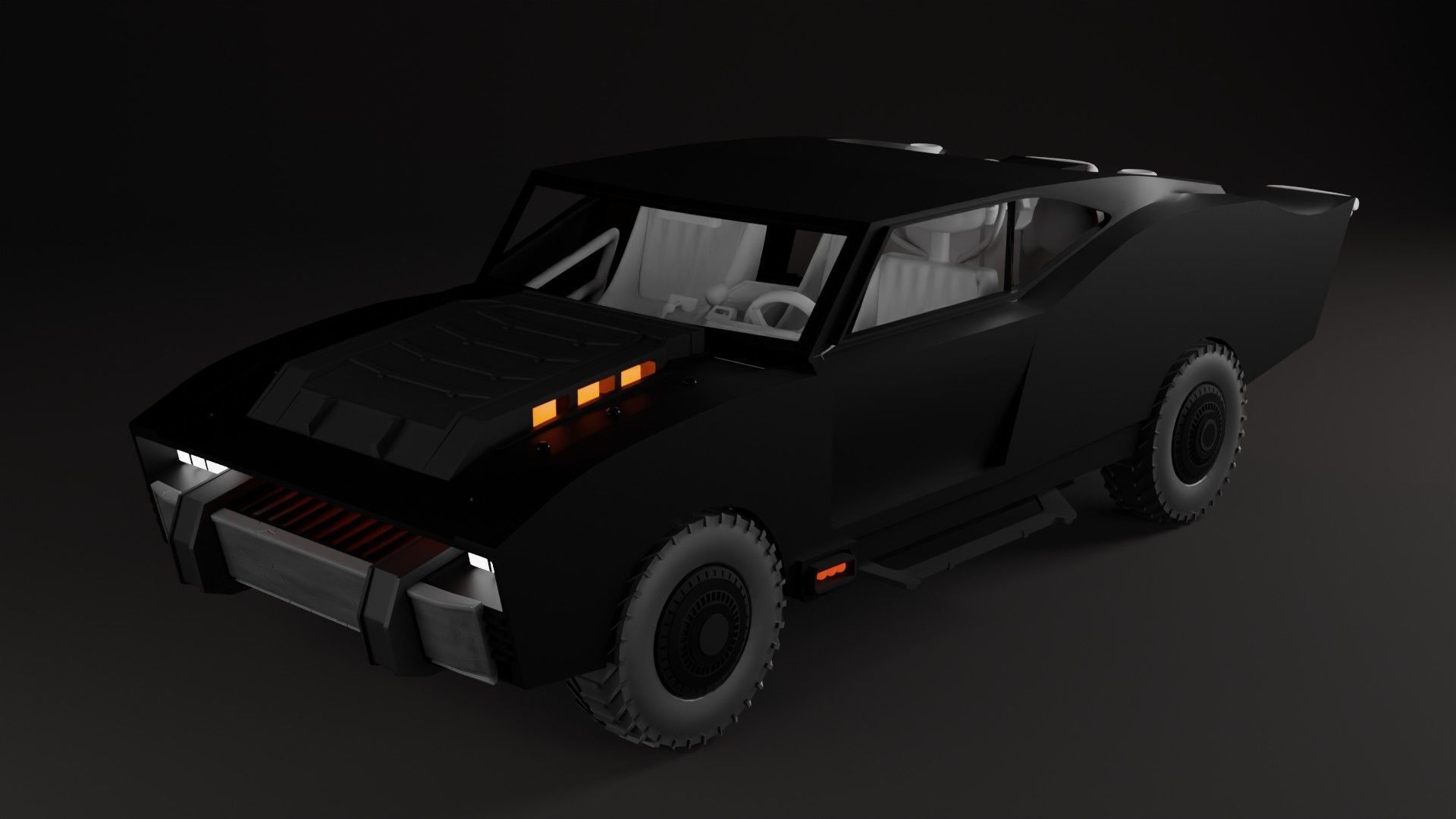 Batmobile - The Batman 2022 3D model_8