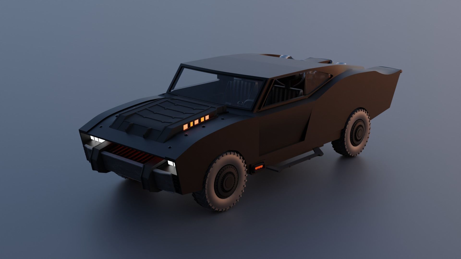 Batmobile - The Batman 2022 3D model_6