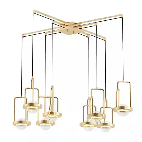 dighton-ch gold pendant light with glass shades