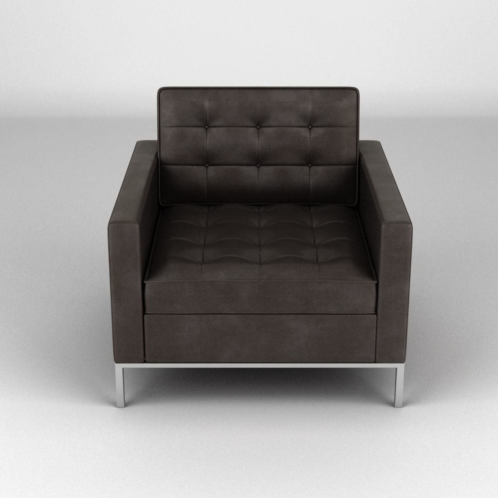 Florence Knoll Armchair 3D model_1