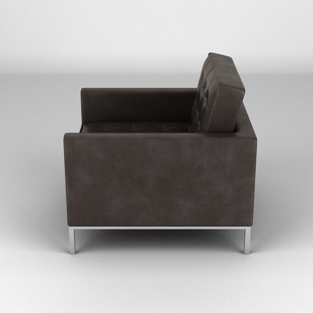Florence Knoll Armchair 3D model_2