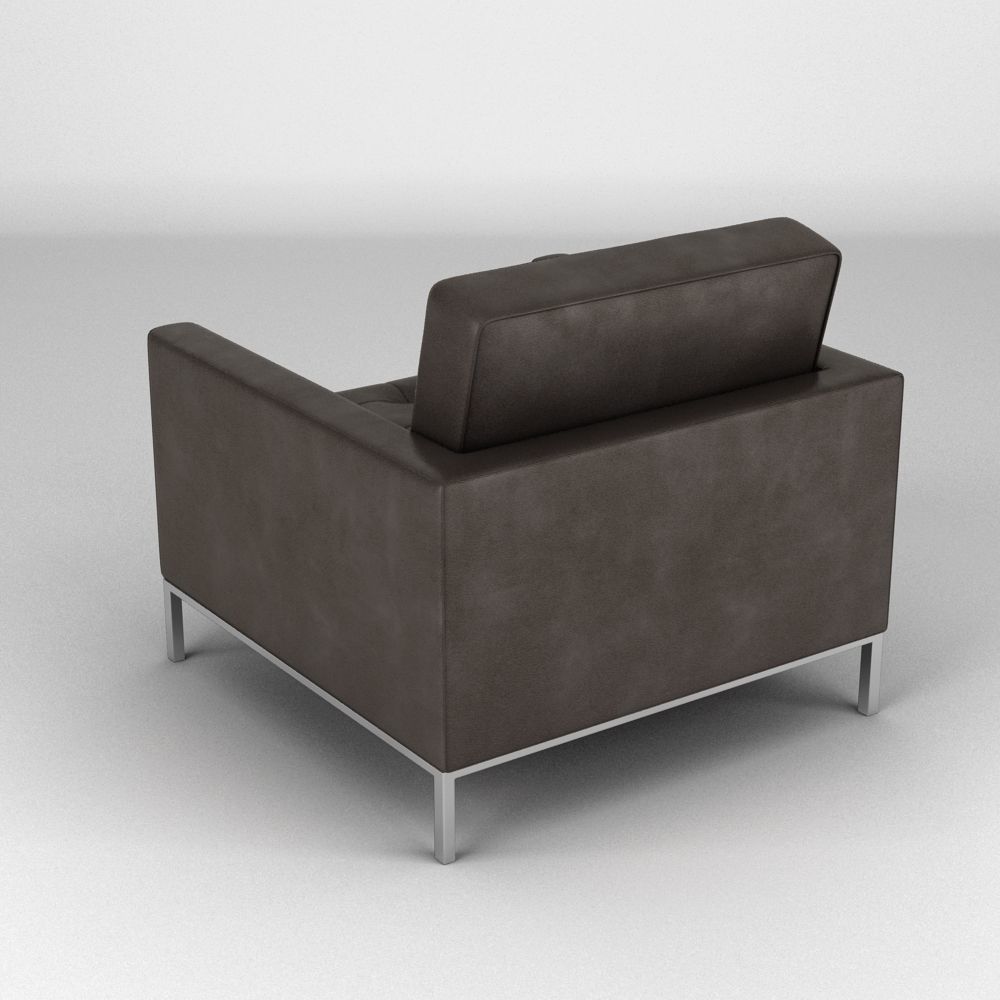 Florence Knoll Armchair 3D model_3